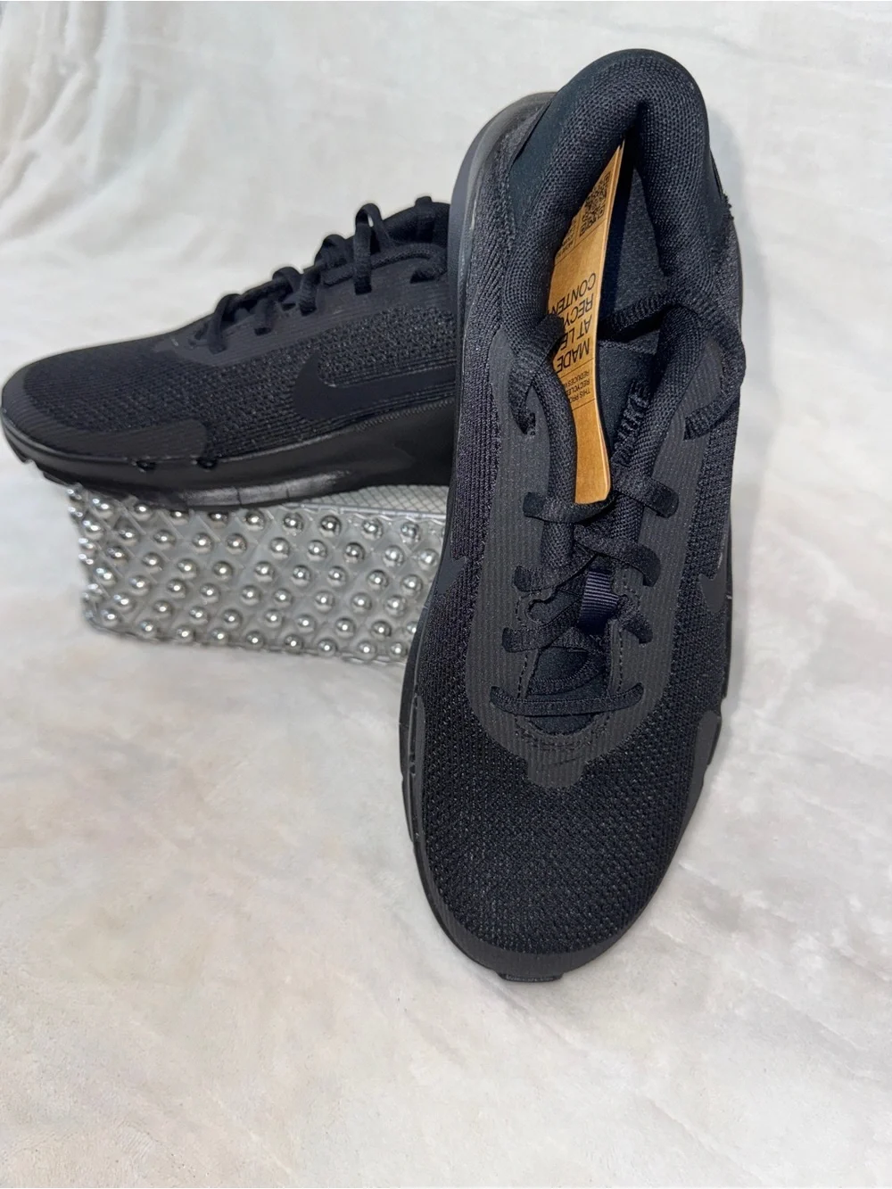 🖤👟 NEW Nike Flex Train Black Sneakers Men 7 / Women 8.5 HV9972-001 🏋️‍♀️